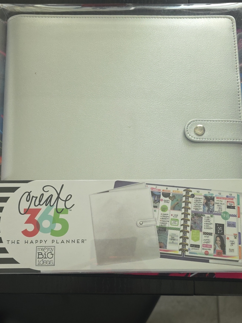 The Happy Planner Create 365 Silver Planner Binder Deluxe Cover BIG
